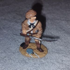 Handcrafted Soldier Figurine - Brown and Tan